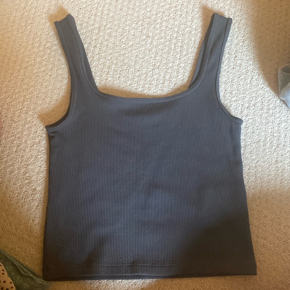 Abercrombie Ribbed Cropped Tank